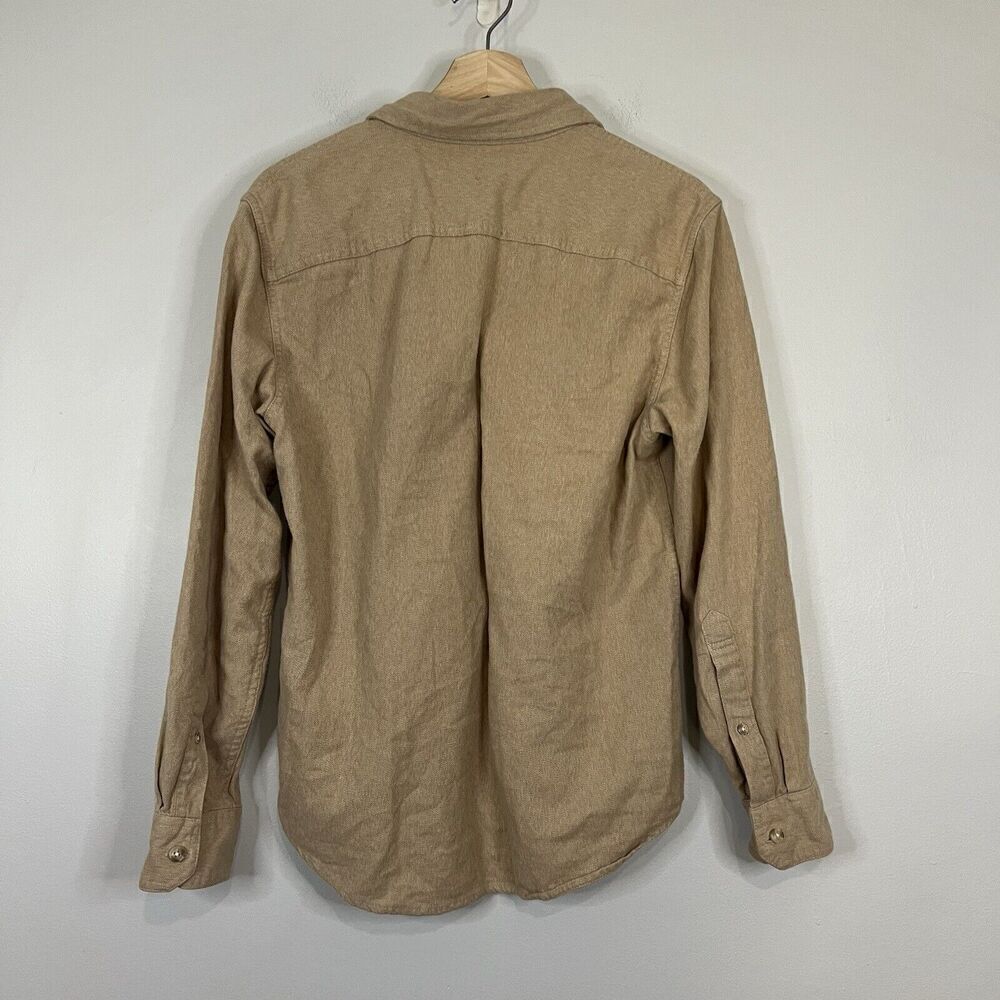 Abercrombie & Fitch Tan Chore Button Up Shirt Small - Picture 5 of 5